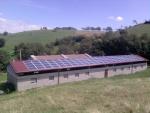 I 92 moduli in silicio poli-cristallino Conergy PowerPlus 214P collegati a 2 inverter AEG Protect PV 10