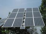 Inseguitore solare mono-assiale, 2,1 kWp, 12 moduli Conergy SC 175M, Si mono-cristallino